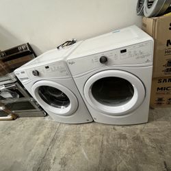 WHIRLPOOL WASHER AND GAS DRYER