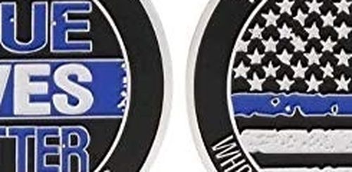 Five Thin Blue Line Lives Matter Coin / Bracelet