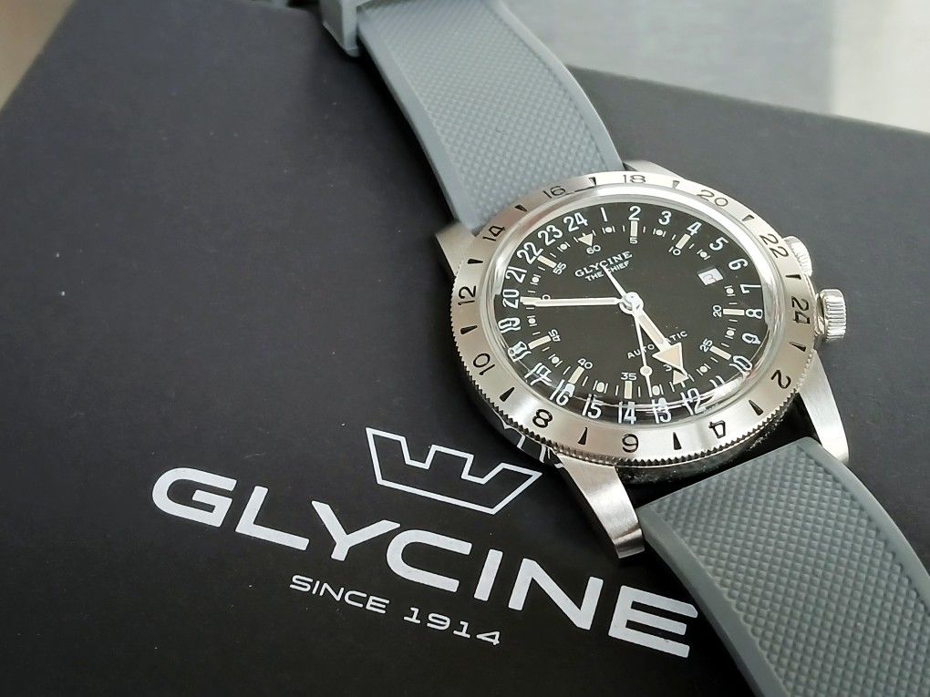 Glycine Airman The Chief 40mm Pilot Watch 24hr Dial, ref# GL0469