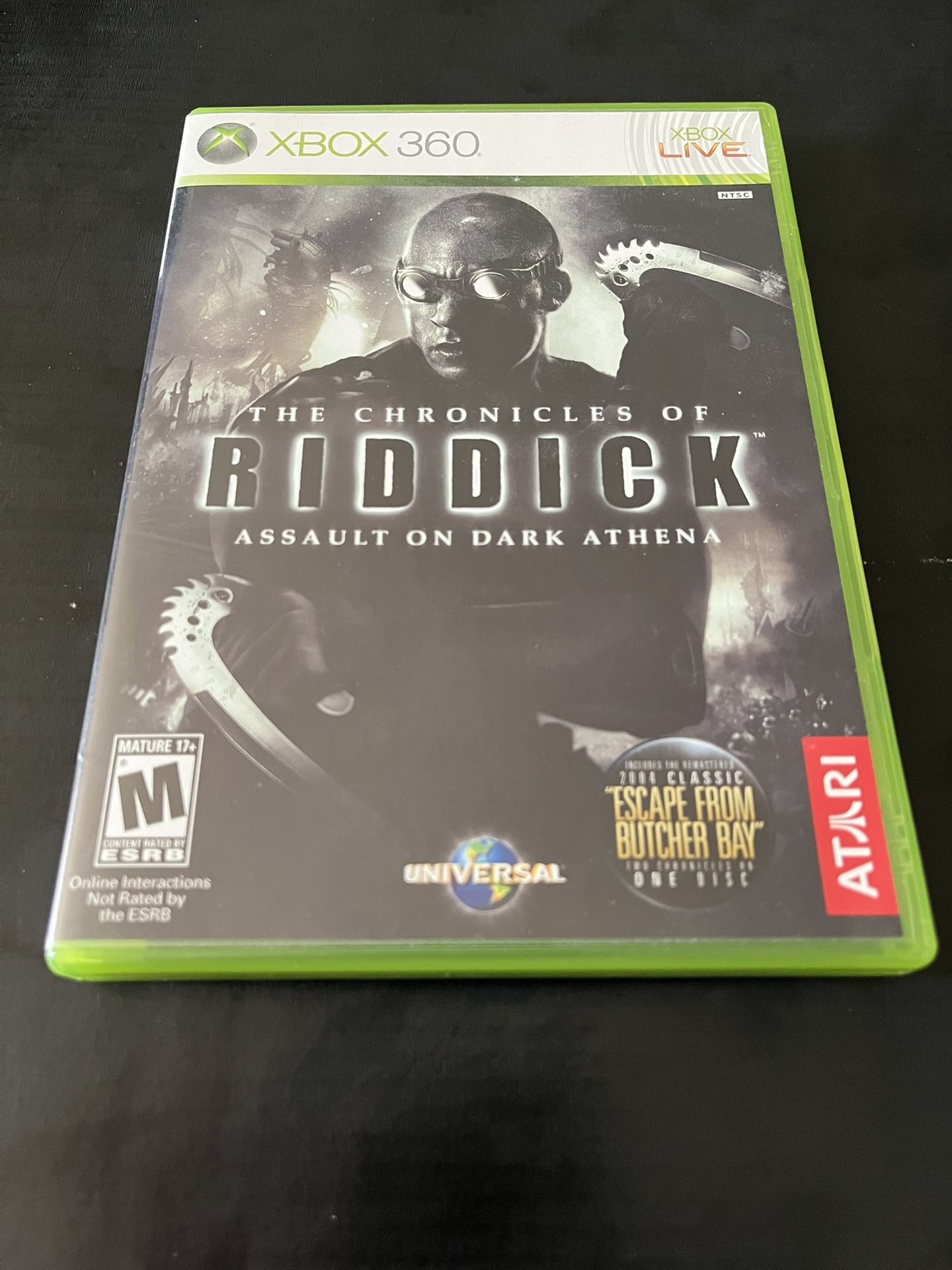 $26 Chronicles Of Riddick Assault On Dark Athena Xbox 360