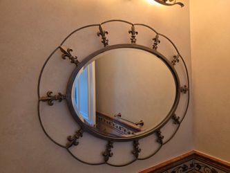 Tuscan vanity mirror