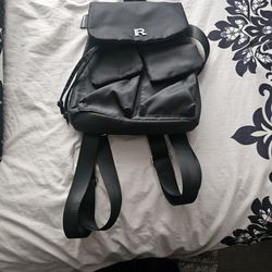Rampage Black Small Backpack Purse