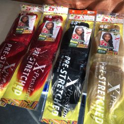 Xpression African Collection 48” Double Package Hair Extensions 4 Double Sets