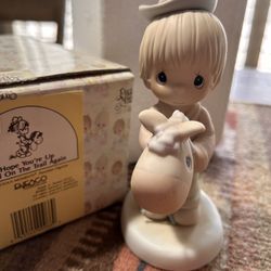 👼Precious Moments Hope You’re Up And On The Trail Again - NEW in Box