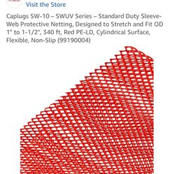 Caplugs Standard Duty Sleeve-Web Protective Netting 
