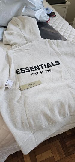 Essentials hoodie light oat XL NEW 100% Authentic