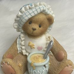 Cherished Teddies Kara 1997 Figurine: You're a Honey of a Friend