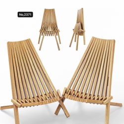 2PCS Wooden Folding Tamarack Chairs, FSC Certified Acacia Low Profile Adirondack Chairs, Wood Folding Chair for Outdoor, Patio, Porch, Pool, Backyard,
