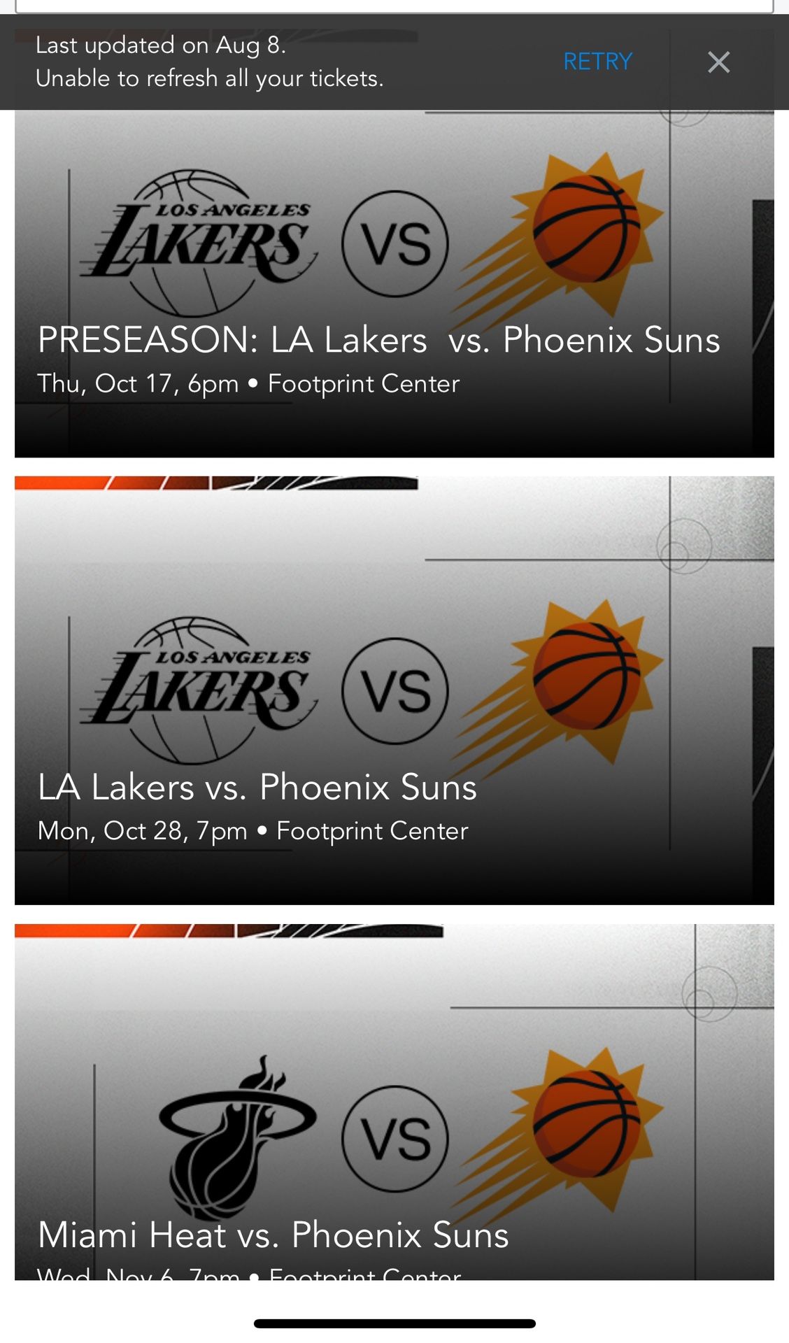Phoenix Suns Tickets !