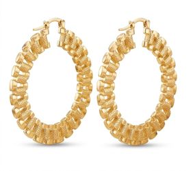 Gold Plated Hoop Earring