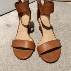 Torrid Brown Wedges Size 7W