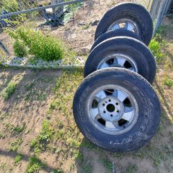 Set Of 4  16s   Rims And. Tires 