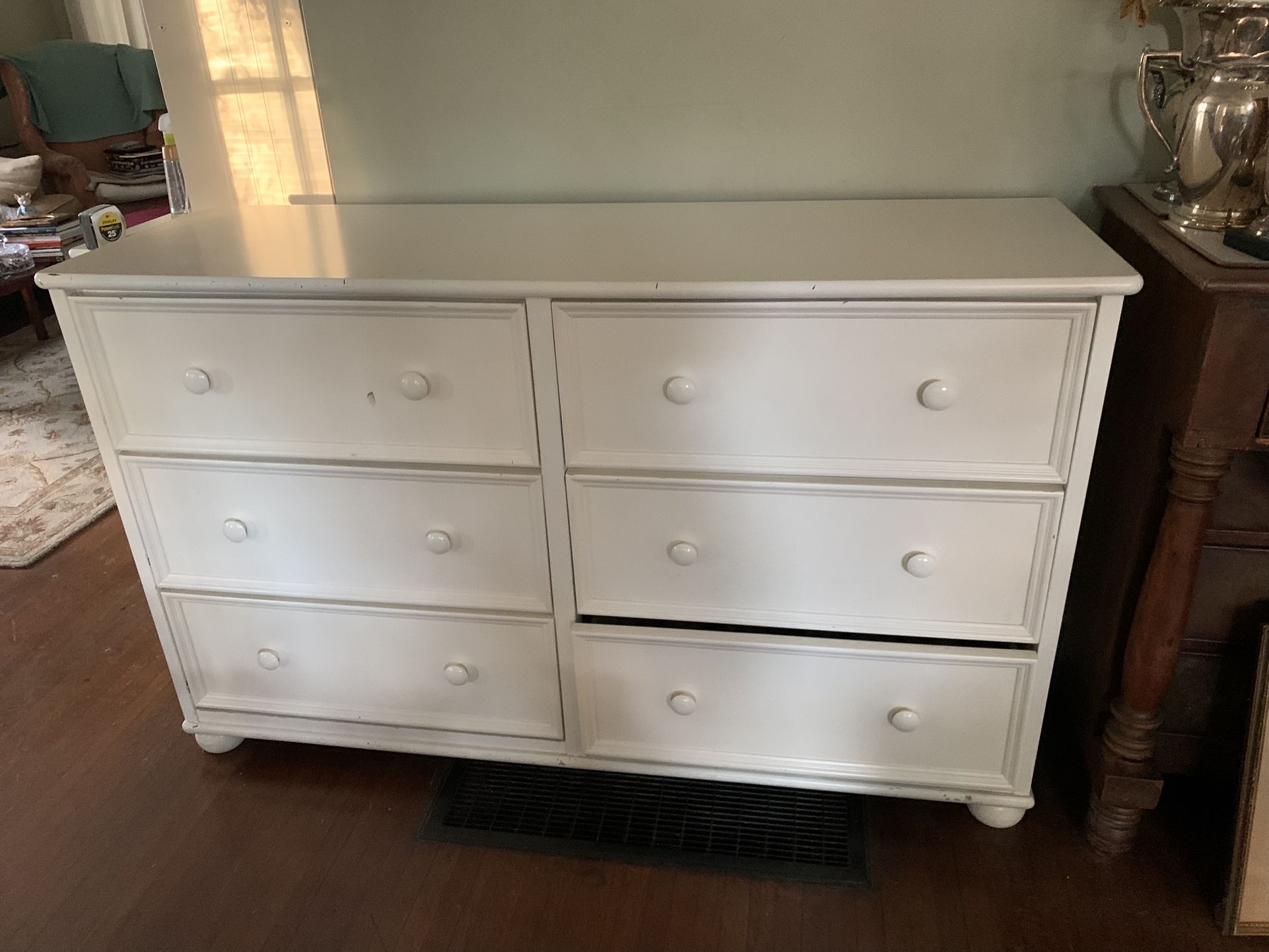 White Wood Dresser