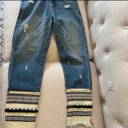 Blank NYC distressed designer jeans