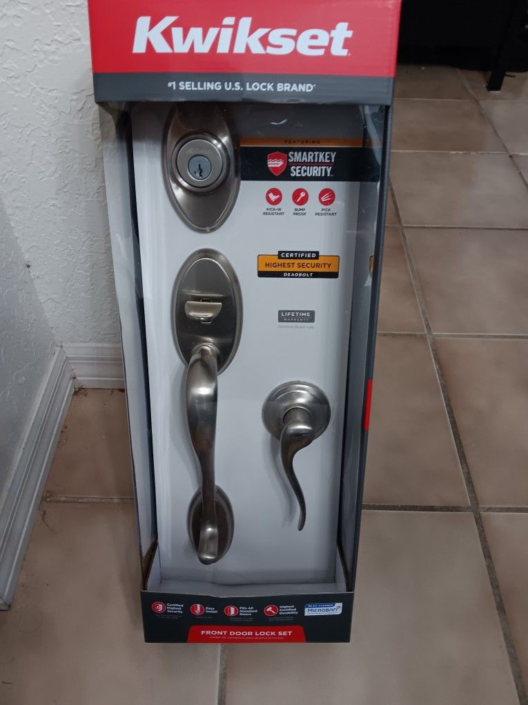 Kwikset Front Door Lock Set New In Box
