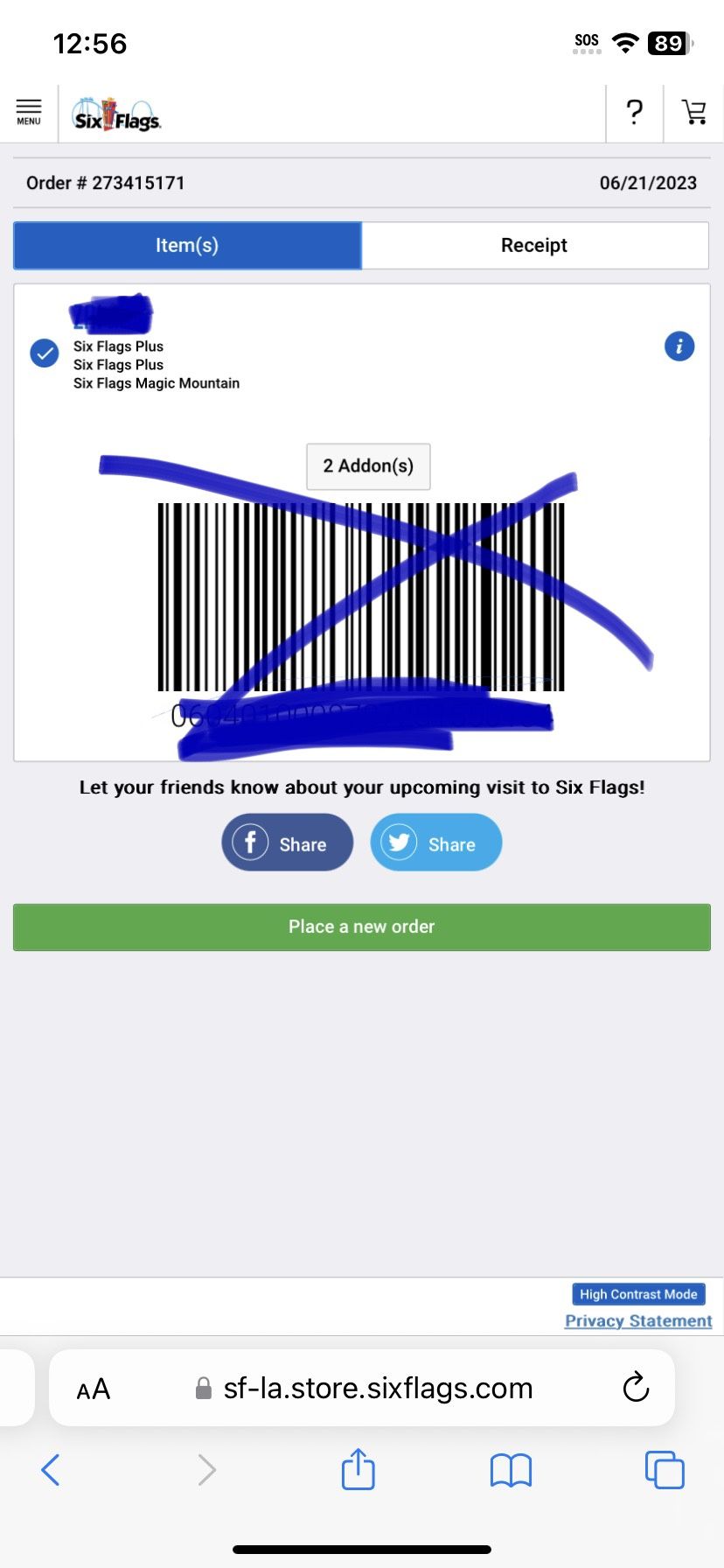 Six Flags Tickets