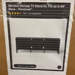 WARWICK STORAGE TV STAND UP TO 69” 