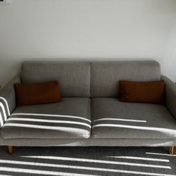 West Elm 72” Twill Sofa