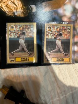 Topps Barry Bonds Rookie Cards (Lot of 2)