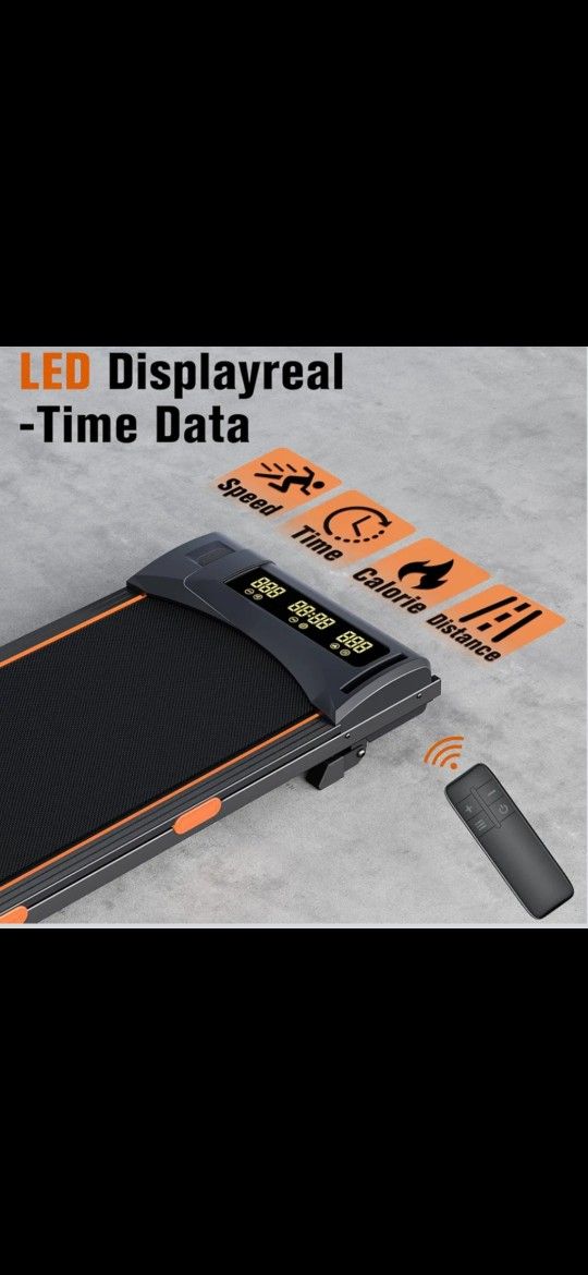 New Portable Under Desk Walking 
Pad Treadmill With Incline, for Home Office