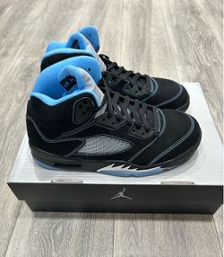 Jordan 5 black university blue