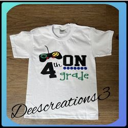 4th Grade Game On Tshirt