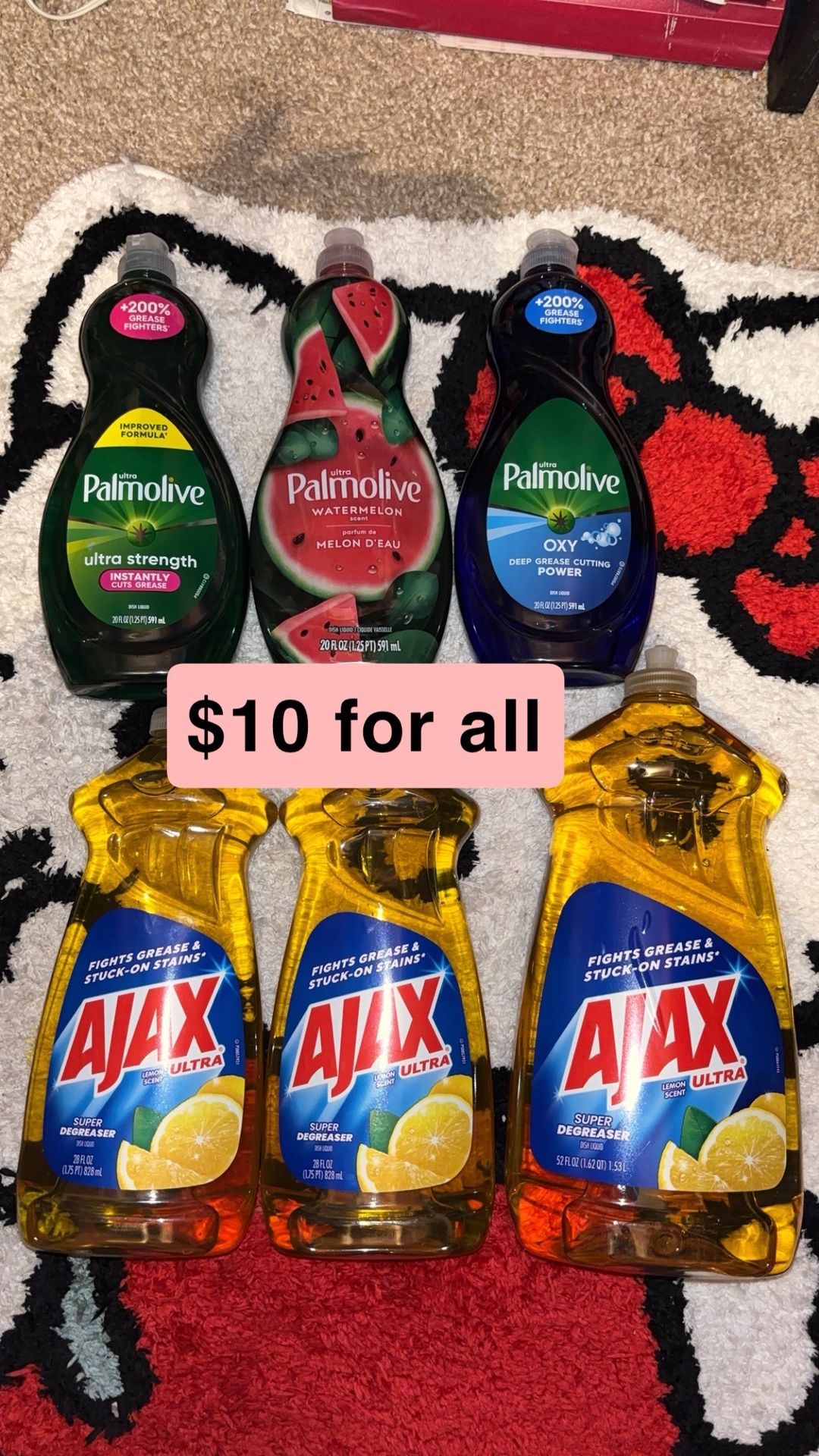 Ajax & Palmolive Dish Soap