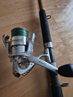 7 foot ugly stick rod and Shakespeare reel