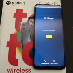 Moto G Play 2024 For Total Wireless Only, Clean Imei Ready To Be Activated