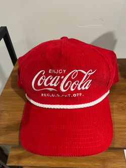 Vintage Coca-Cola Corduroy Snapback Hat