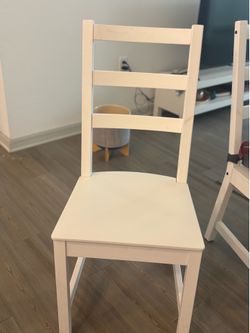 2 set Ikea white chair