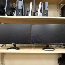 Two Acer 23.8 Computer Monitors 