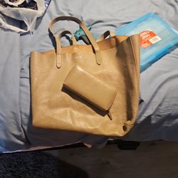 Cuyana Brown Classic Easy Tote Bag