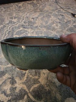 Vintage bonsai pottery planter