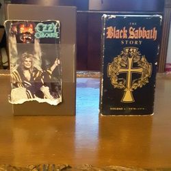 Ozzy And Black Sabbath VCR Tapes 