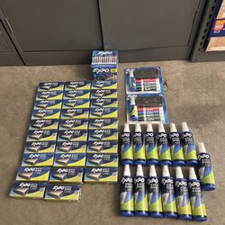 NEW Expo Whiteboard Supplies Bulk Lot – Erasers, Cleaner & Markers