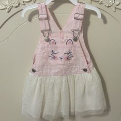 Pink Bunny Overall Dress From OshKosh