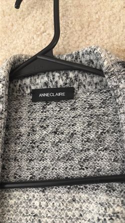 Anne Claire Grey Knit Sweater
