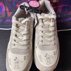 Disney Primark Mickey Mouse Beige Sneakers US 9 for Sale in Fort