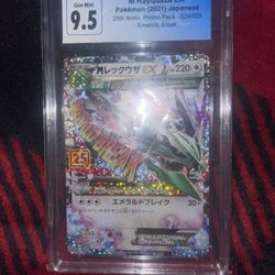 CGC 9.5 Gem Mint M Rayquaza 25th Anniv. Promo Pack - 024/025 Emerald Break
