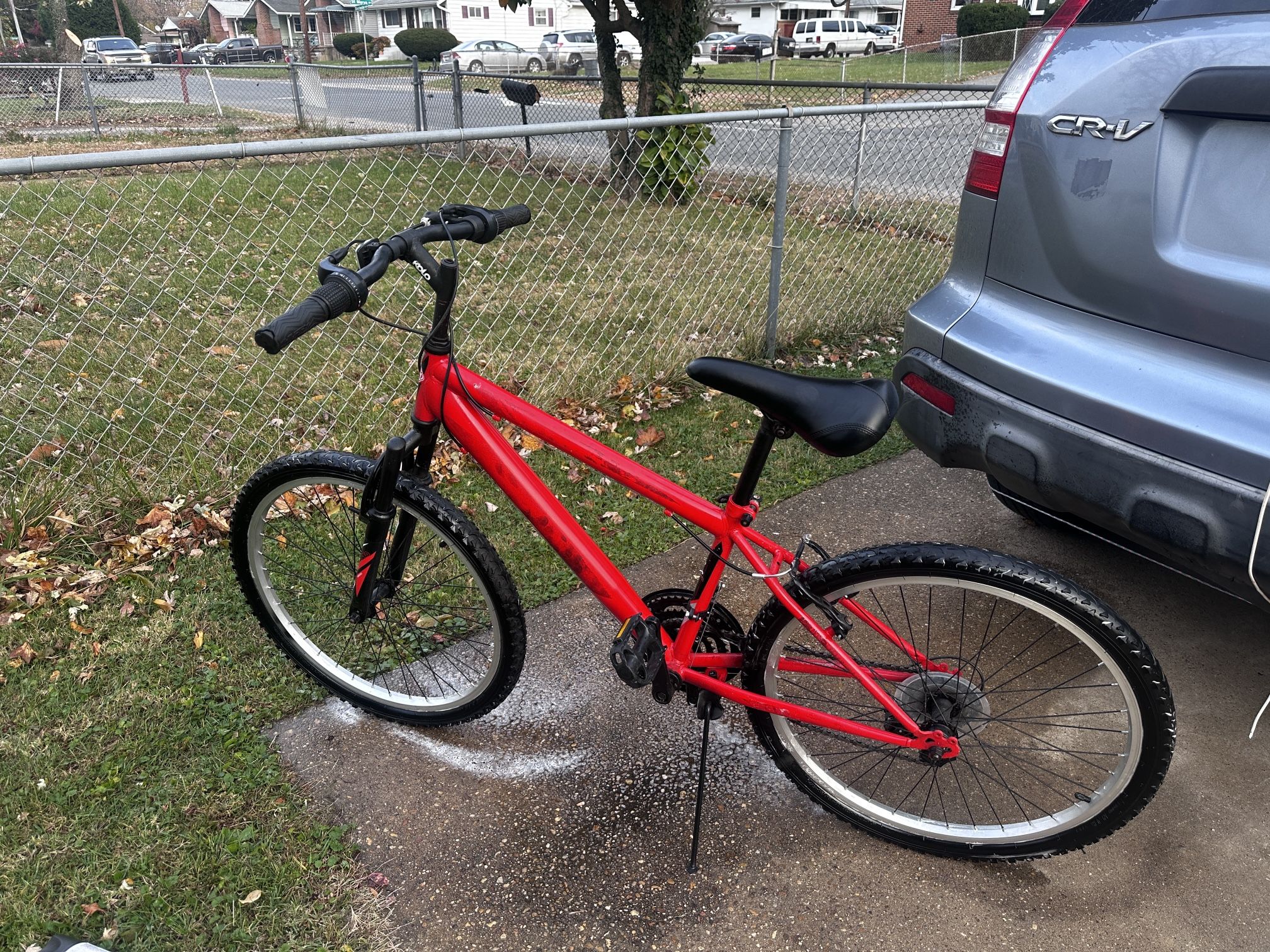 Red Huffy 18’ Mountain Bike