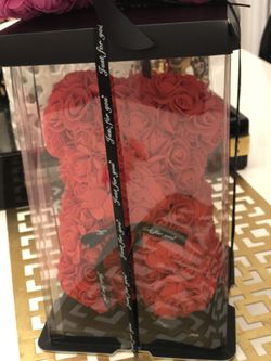 Flower teddy bear 🧸