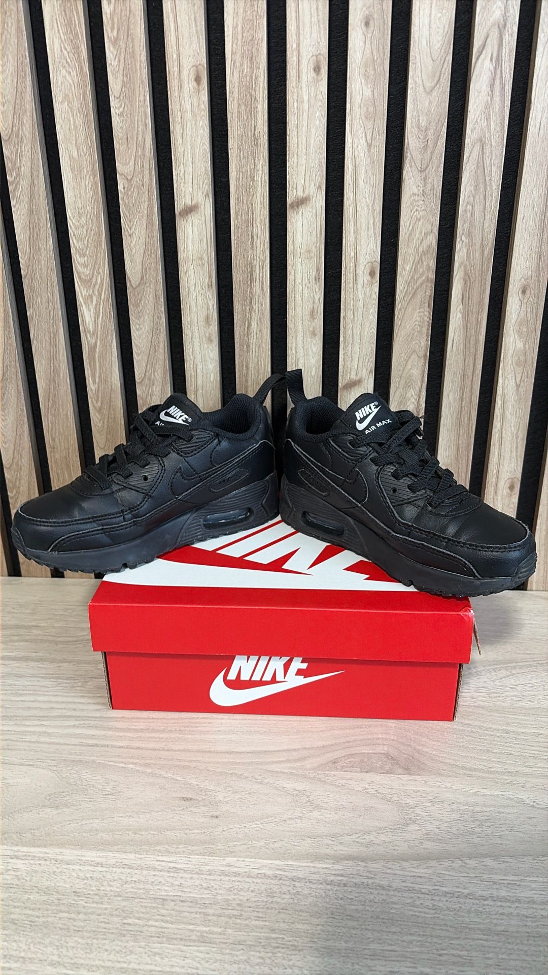 Nike Air Max 90 LTR All Black Shoe - Size 11.5