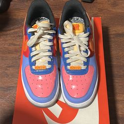 Undefeated x Nike air frce 1s
