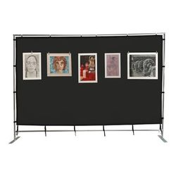 Flourish Freestanding Steel Frame MeshPanel/SoftWall Display Wall - 7 ft x 10 ft