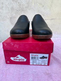 Alegria Sereniti Clogs Obsidian Size 11.5-12