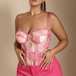 Women Plus Size Corset Top