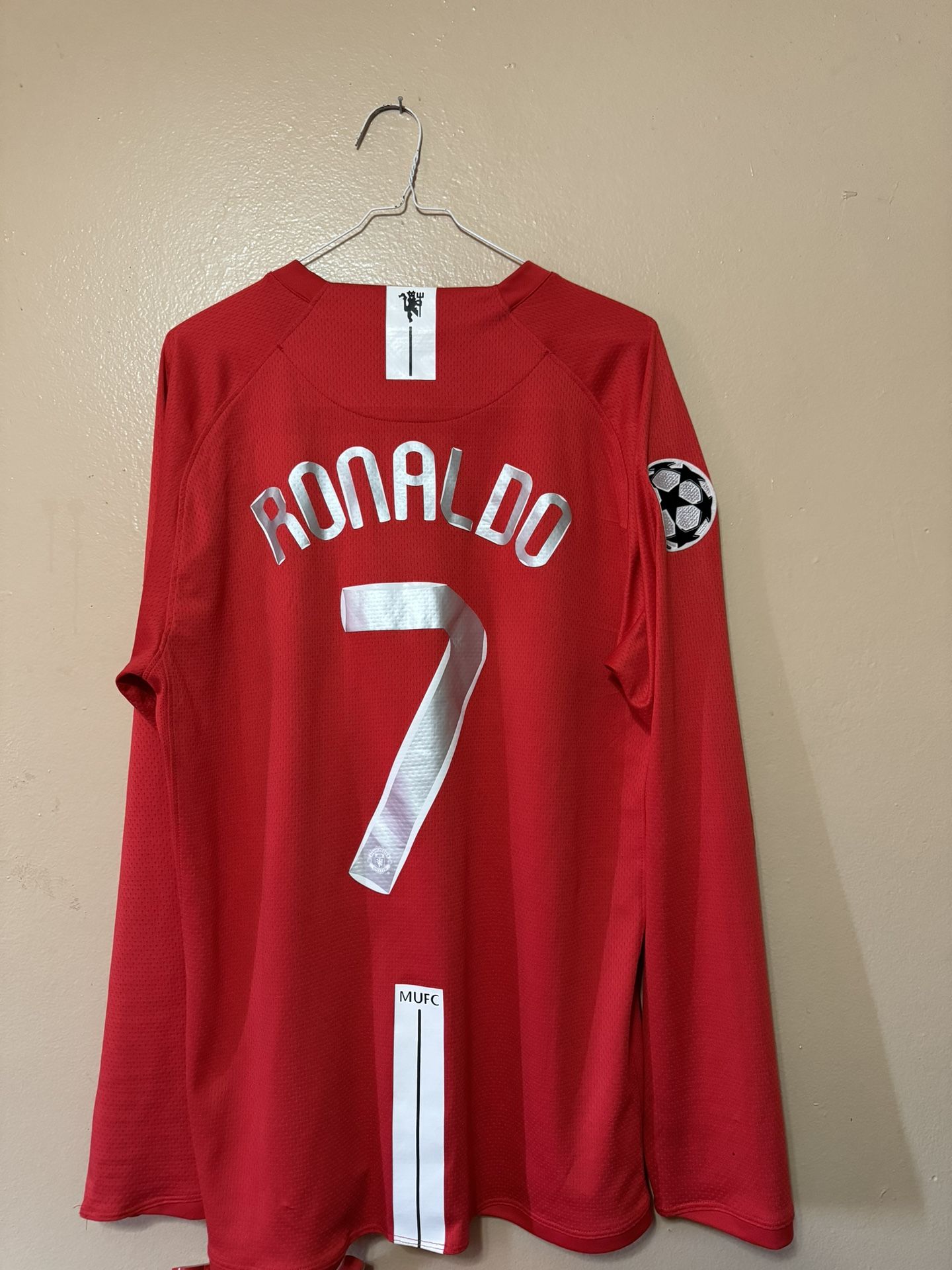 RONALDO 2007/2008 Man United UCL Final Jersey