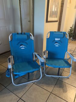Beach chairs both