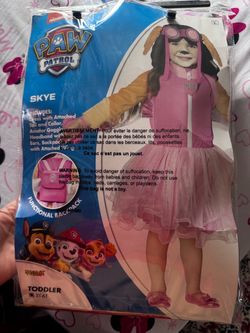 Skye toddler costume